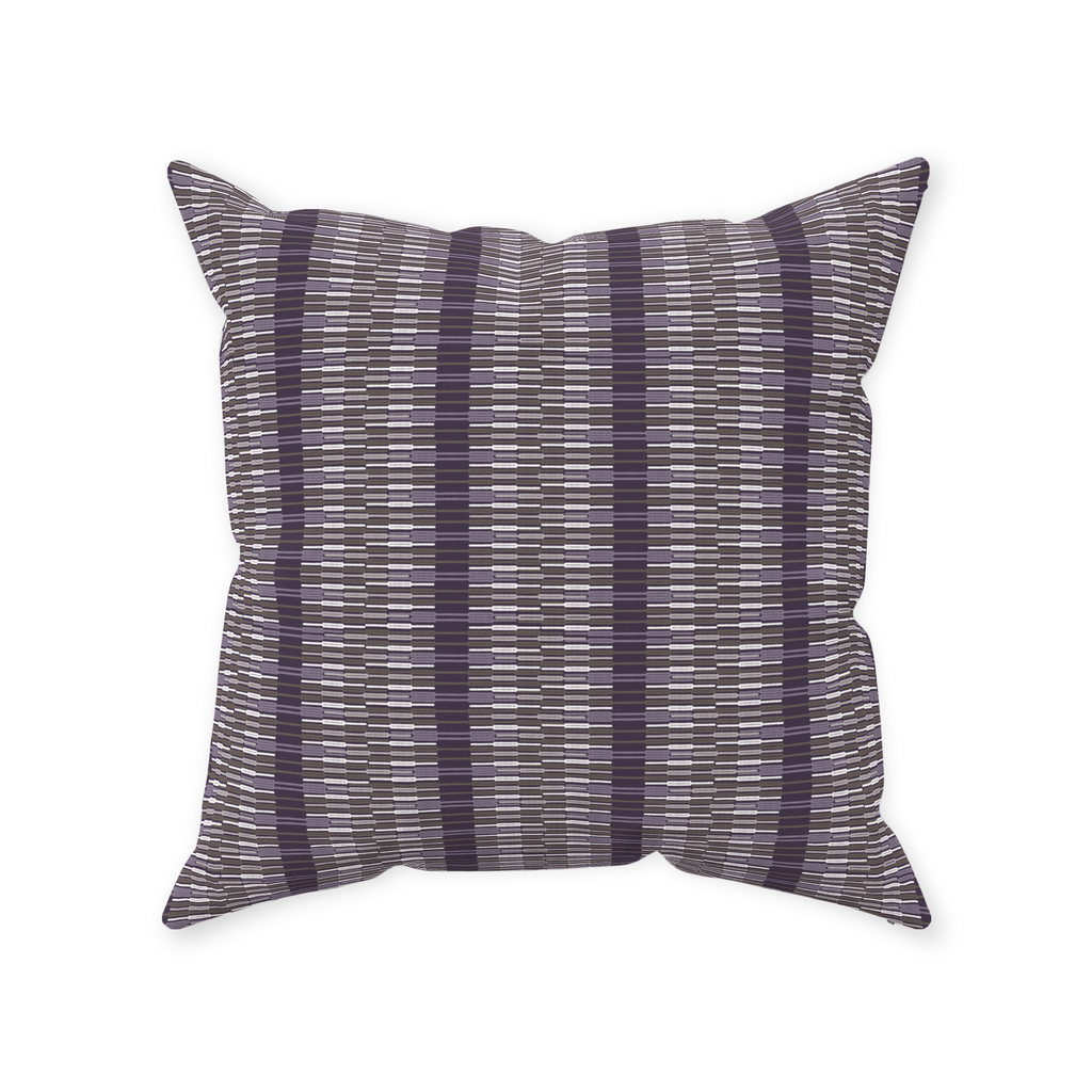 Throw Pillow Cover in EMPIRE STRIPE Linen Blue