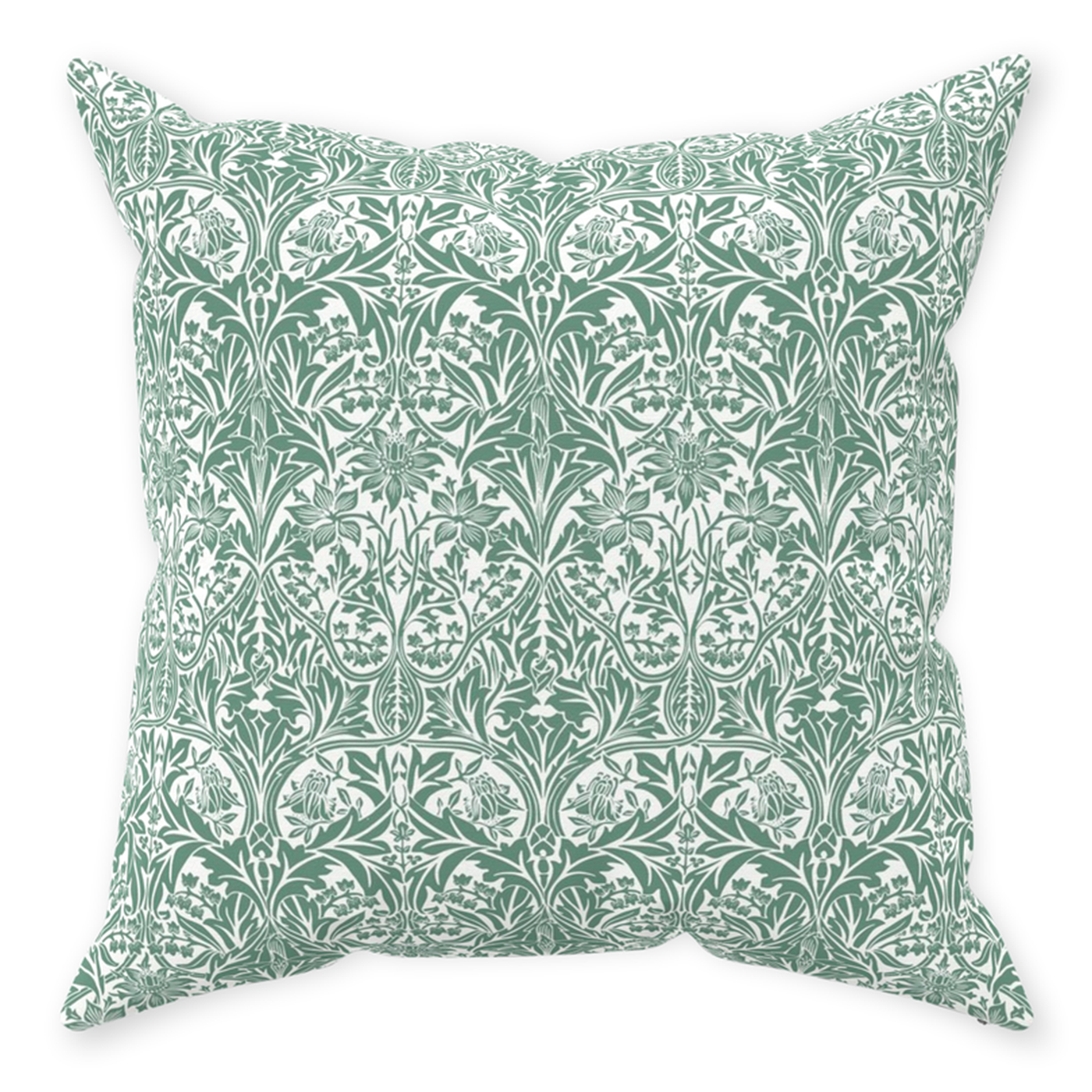 William Morris Throw Pillow in Bluebell