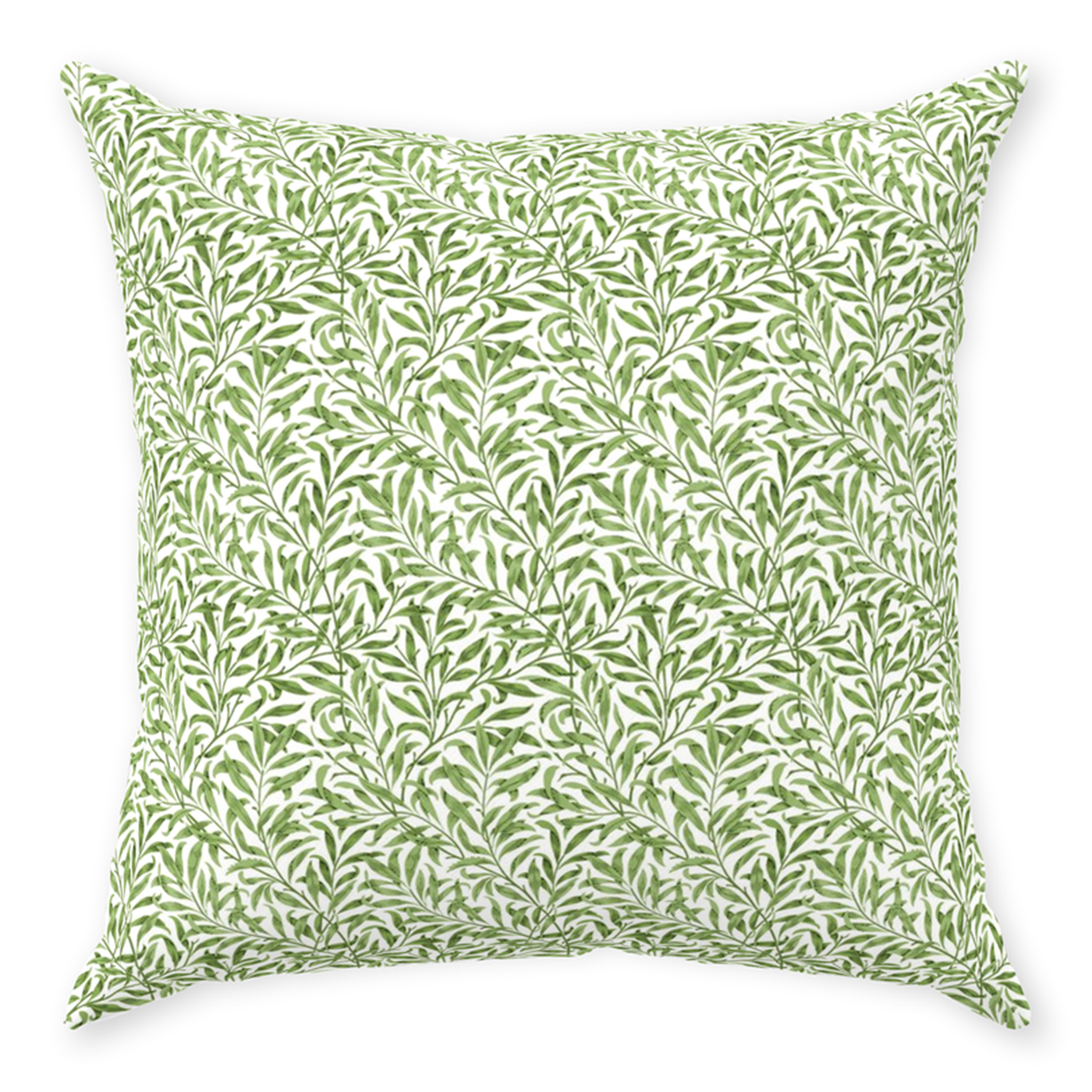 William Morris Throw Pillow in Willow Bough