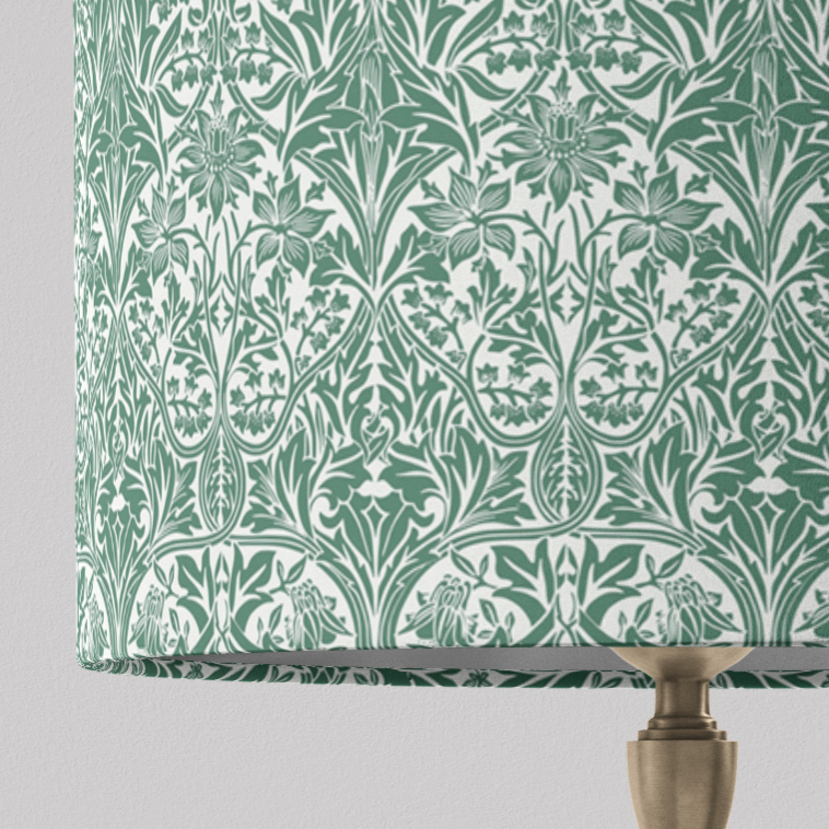 William Morris Lampshade in Bluebell Fabric