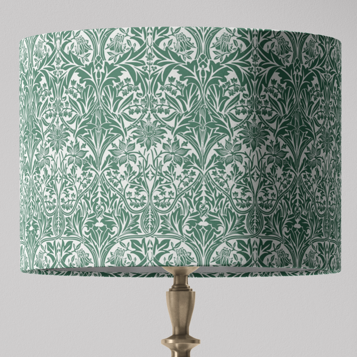 William Morris Lampshade in Bluebell Fabric