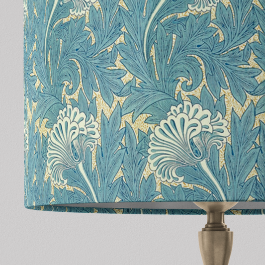 William Morris Lampshade in Tulip Fabric