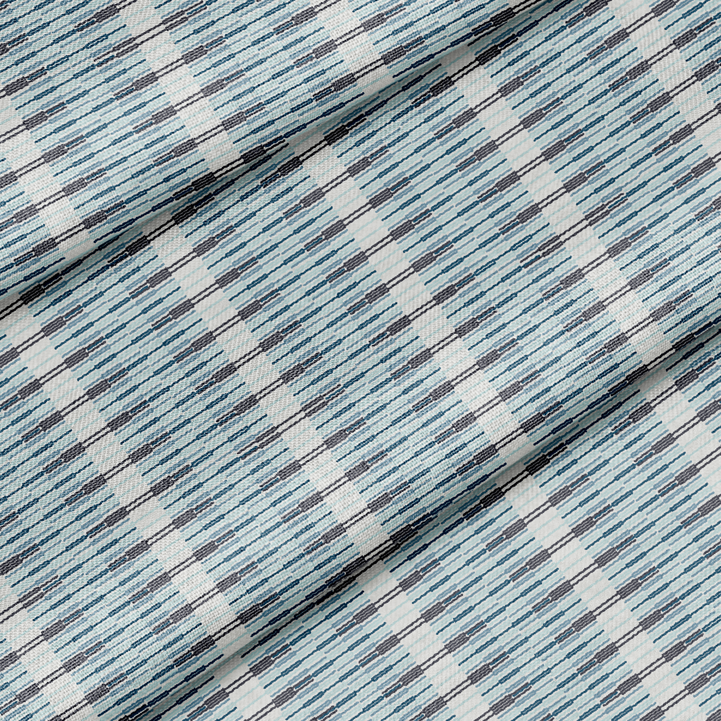 EMPIRE STRIPE Fabric in Blue