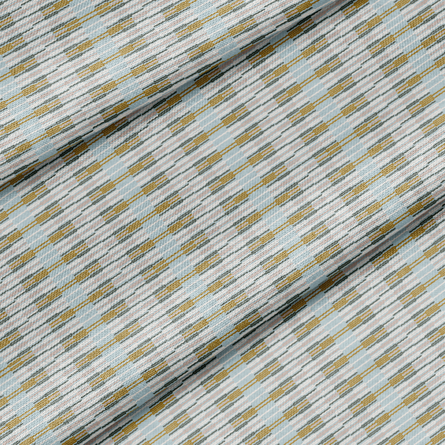 EMPIRE STRIPE Fabric in Sky