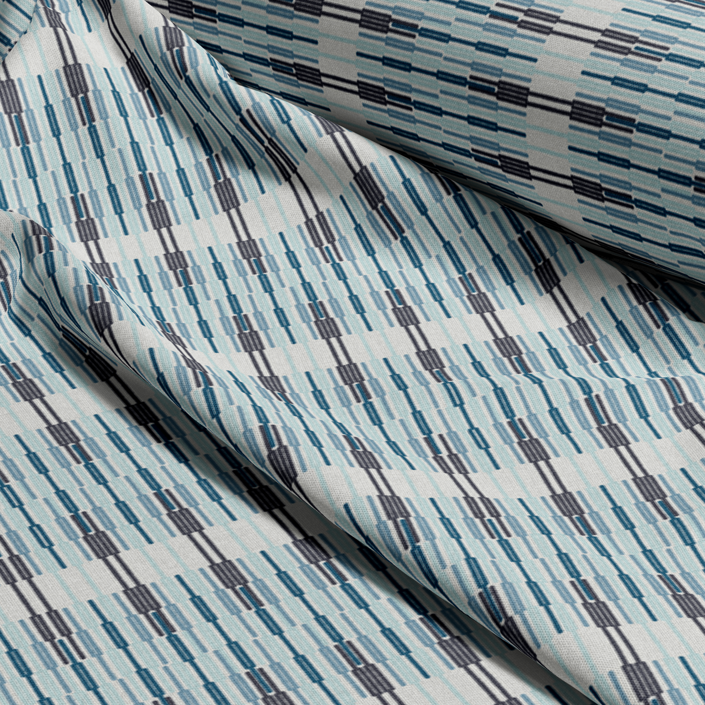 EMPIRE STRIPE Fabric in Blue