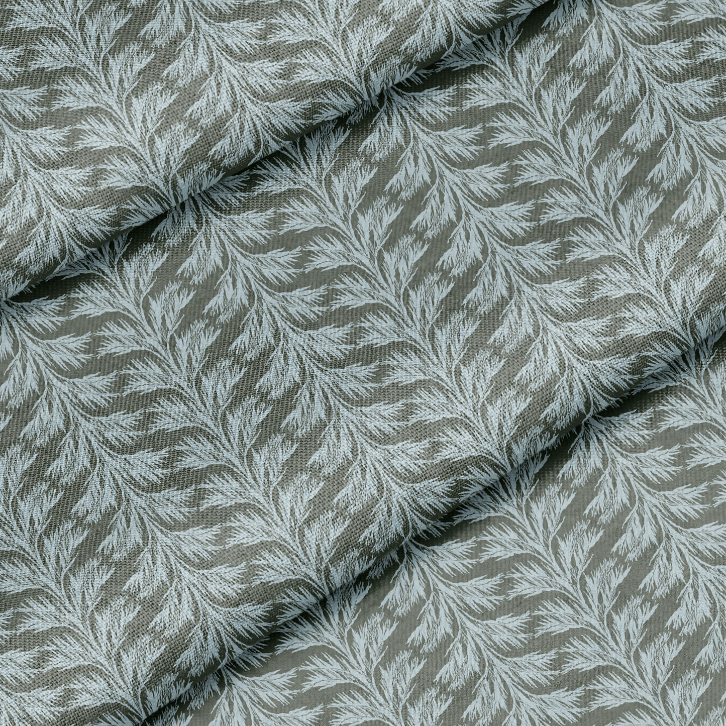 SABAL STRIPE Fabric in Olive Sky