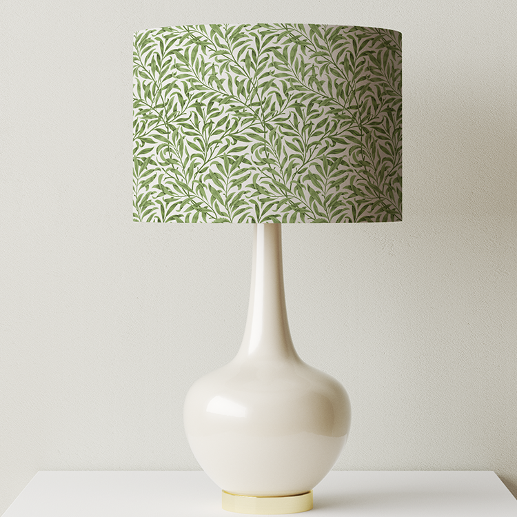 William Morris Lampshade in Willow Bough Fabric