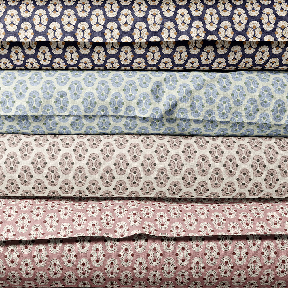 ARMADA Fabric in Navy Blue