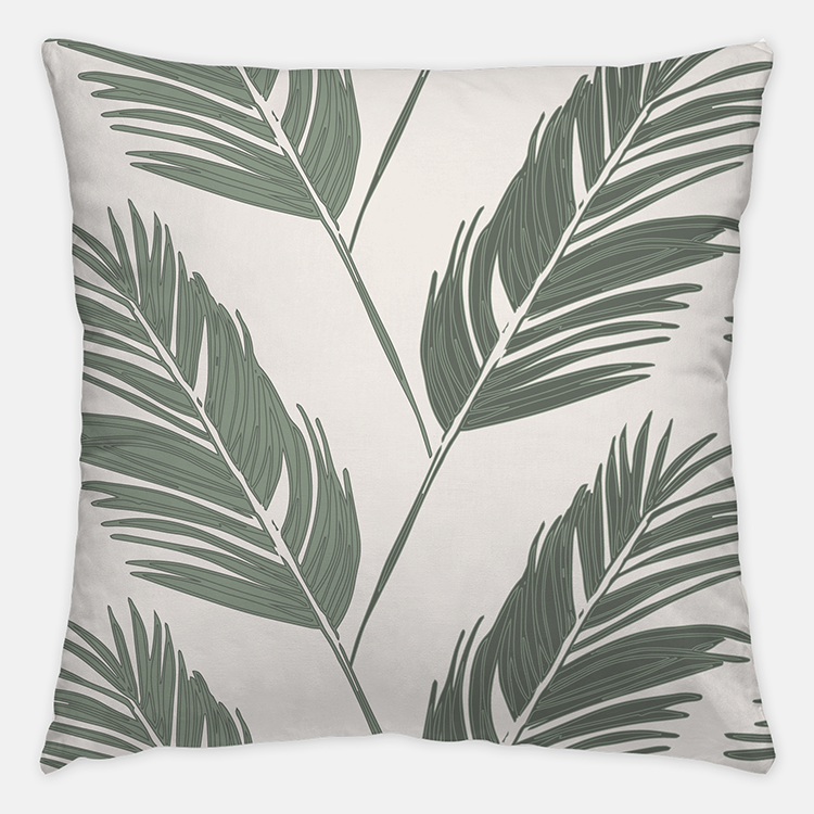 Throw Pillow Cover in BREEZE Navy Blue