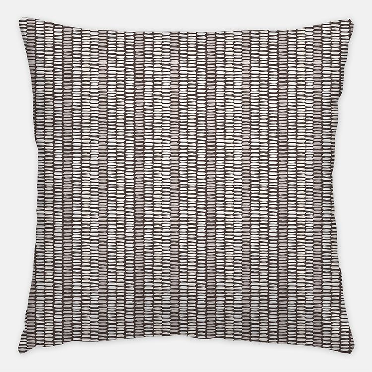 Coastal Brown  Outdoor Pillow Cover