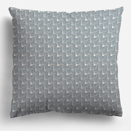 Throw Pillow Cover in HAVEN Navy Blue