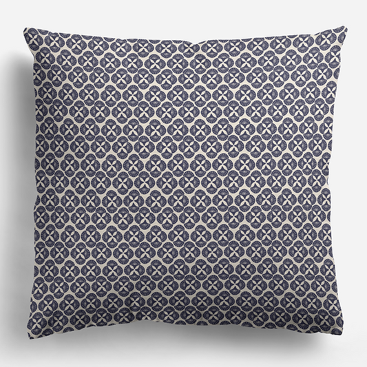 Throw Pillow Cover in SEA STAR Navy