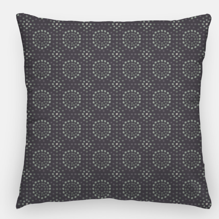 Throw Pillow Cover in COASTAL TILE Navy