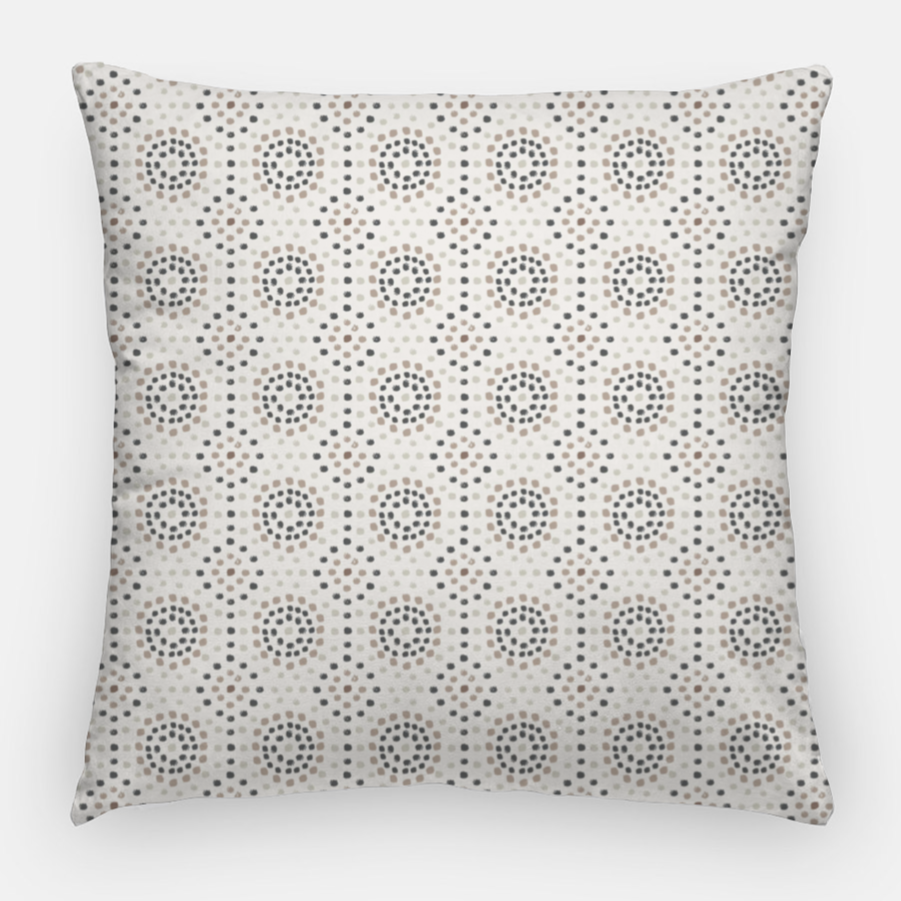 Throw Pillow Cover in COASTAL TILE Navy