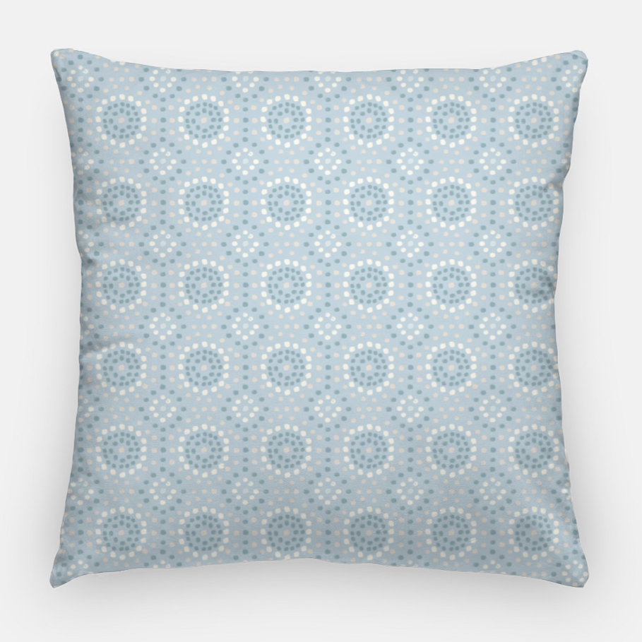 Throw Pillow Cover in COASTAL TILE Beige