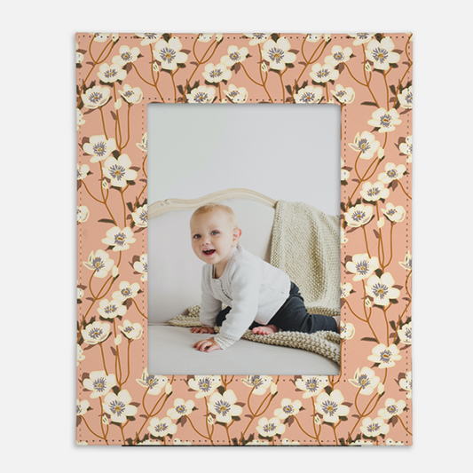 Fabric Frame in BUTTERCUP FLORAL Peony