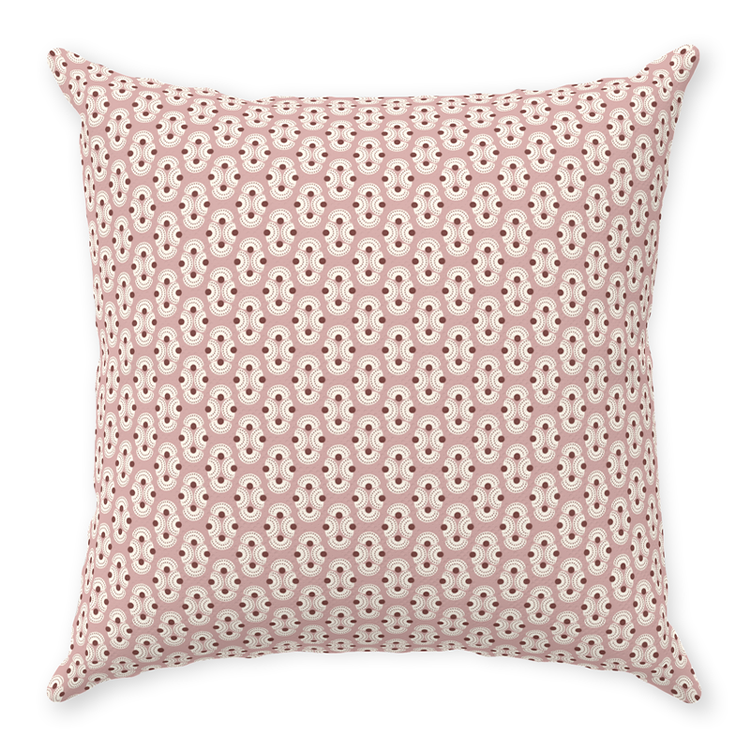 Throw Pillow Cover in ARMADA Rose