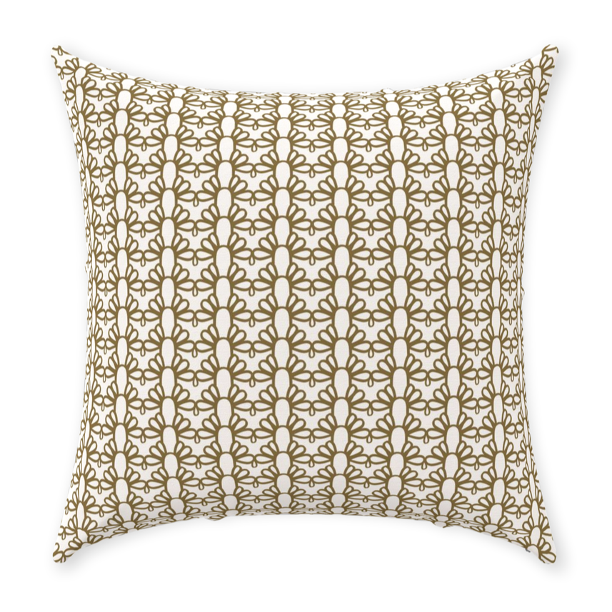 Throw Pillow Cover in FOUNTAIN ARCH Sagebrush