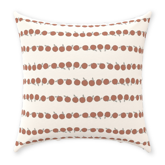 Throw Pillow Cover in THE GETAWAY Terracotta